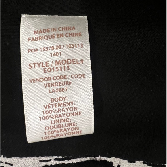 ELLA MOSS women open front blazer black and white/size M - Picture 9 of 9